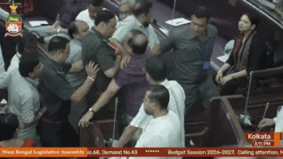 TMC MLA Kunal Ghosh Suspended After Marshals Remove Him