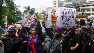 Mumbai Protests Day 3 Exam Irregularities Police Crackdown