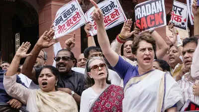 Question Modi on NEET, then I'll answer you: Priyanka Gandhi to media
