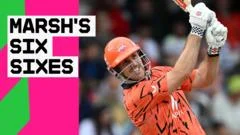 Mitch Marsh Six Sixes in 69 Run Blitz