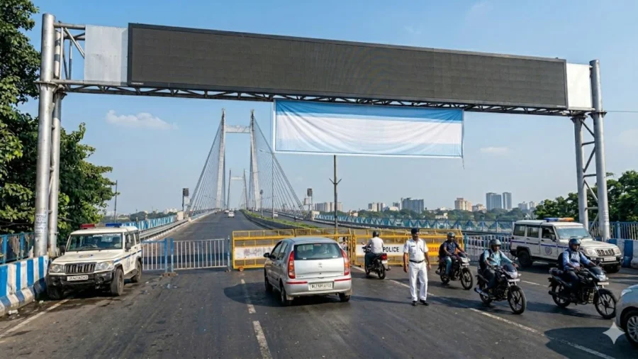 Kolkata Bridge Closures Cause Major Traffic Delays This Week