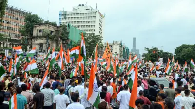 BJP Tiranga Yatra Kolkata Draws Massive Crowd