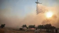 Helicopters fighting Greece wildfires collide in mid-air