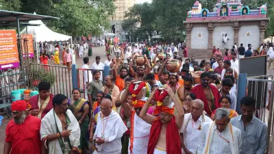 Sahasra Ghatabhishekam at Srisailam Temple in 1000 Pots