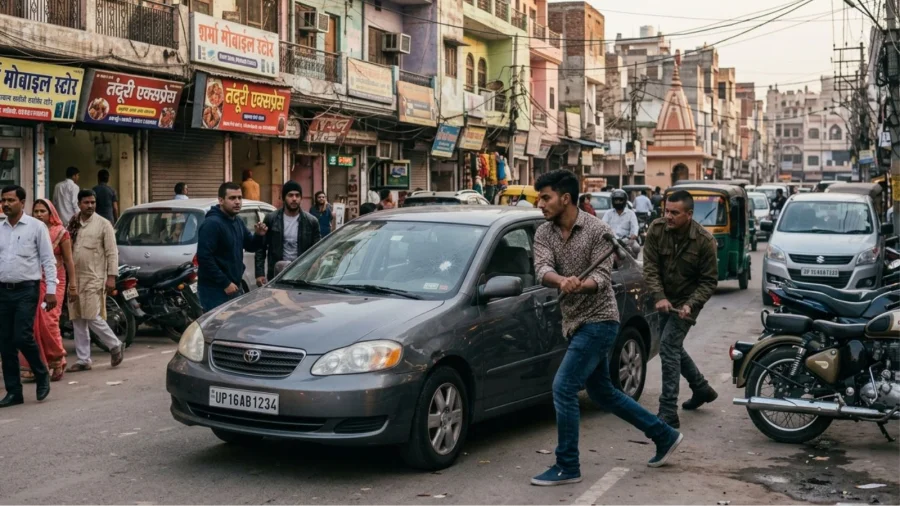 Bandra Road Rage Hockey Stick Attack Injures Coach