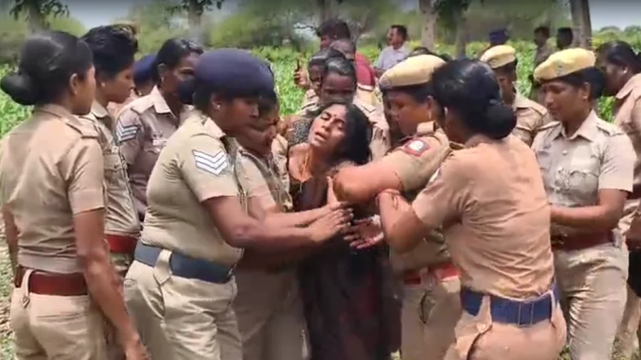 Kallakurichi Farmer Trees Felled for Power Tower