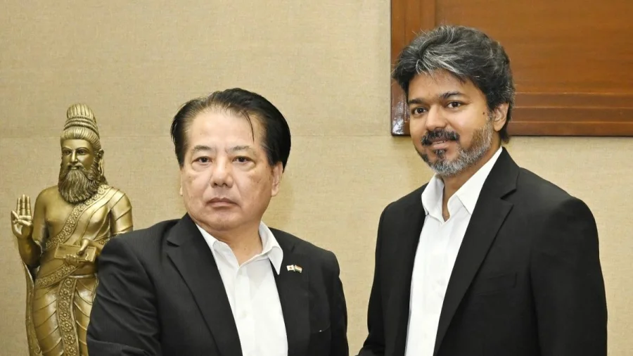 Japan UK Envoys Meet Vijay in Chennai as Mystery Deepens