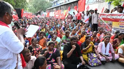 Chennai Conservancy Workers Protest New Agreement